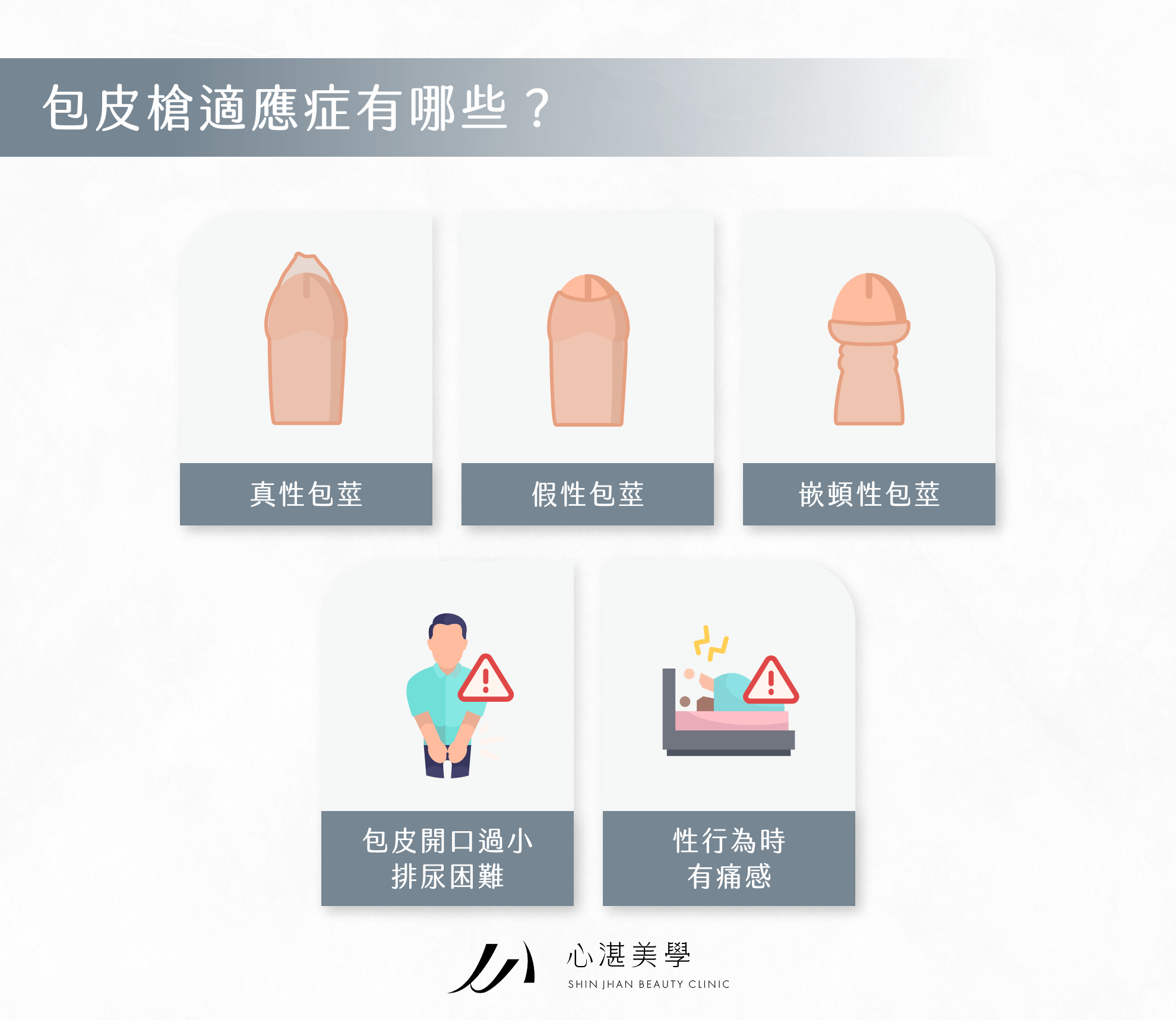 包皮槍適應症有哪些？